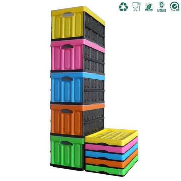 colorful clevermade plastic foldable box